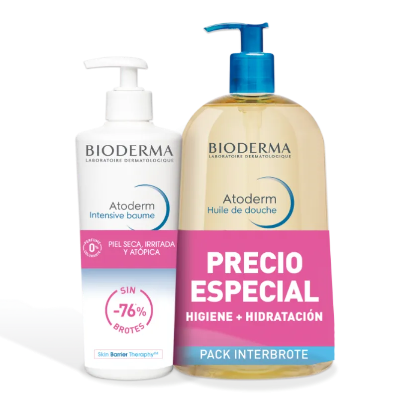 BIODERMA ATODERM INTENSIVE PACK ACEITE+CREMA